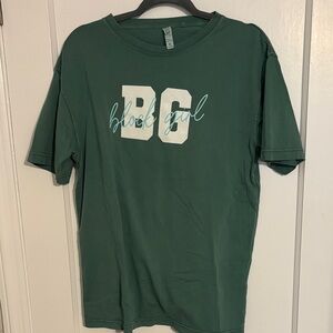 Green Block Girl Short Sleeve Tee